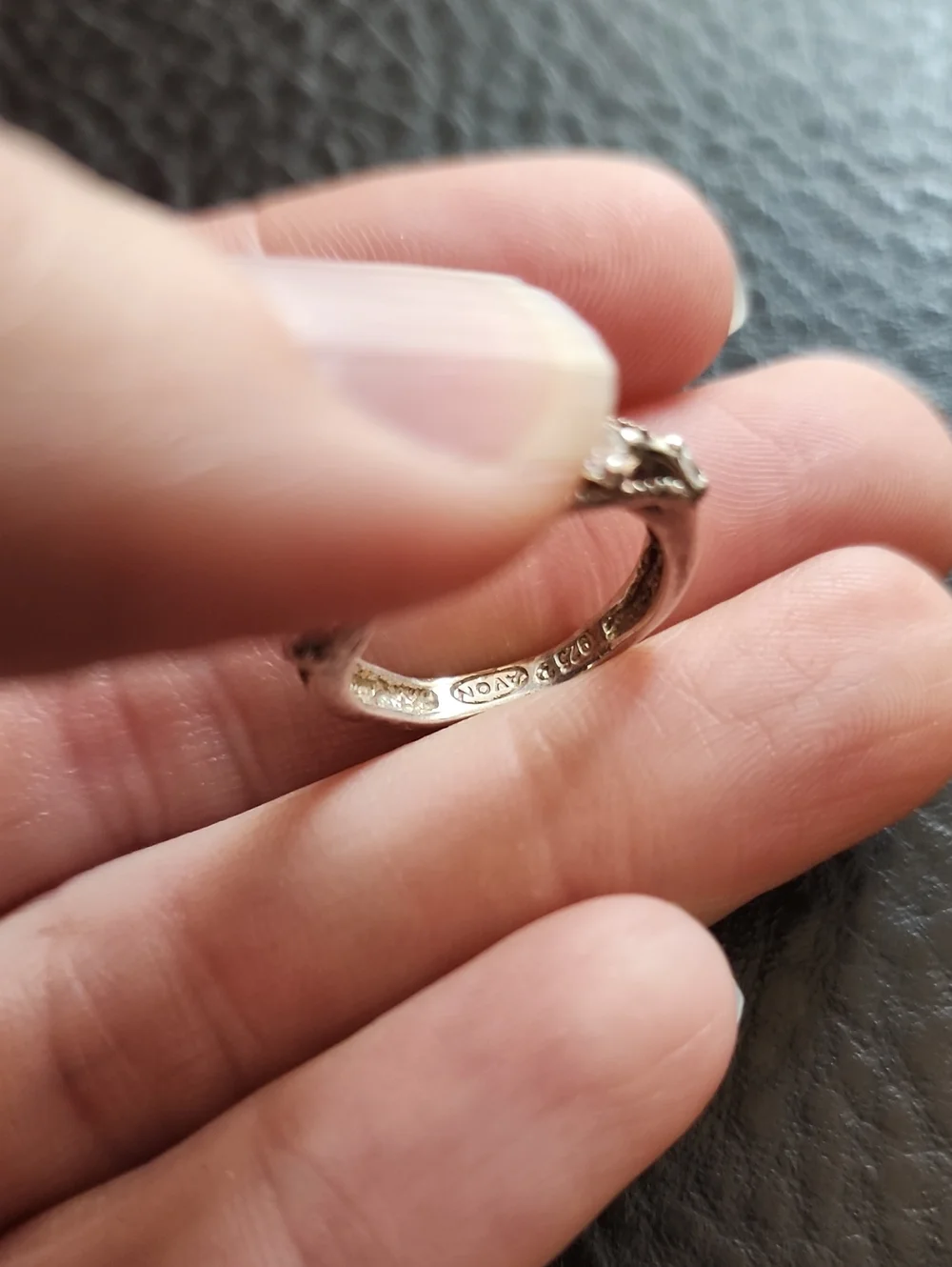 VTG Avon Sterling Silver Ring- Size 5